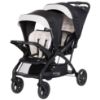 Picture of Baby Trend Sit N' Stand Tandem Double Stroller 2.0 DLX and 5 Point Safety Harness, Shaded Canopy, Storage Compartment, and 2 Cup Holders, Modern Khaki