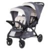 Picture of Baby Trend Sit N' Stand Tandem Double Stroller 2.0 DLX with 5 Point Safety Harness, Shaded Canopy, 2 Cup Holders, and Ample Storage Space, Magnolia