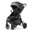 Picture of Tinyiota Stroller for Babies,Toddler Strollers with Large UPF 50+ Canopy,Luxury Baby Stroller with Leather Handle & Spacious Seat, One-Hand Foldable Pushchair,Baby Carriage with Lie-Flat Mode(Black)
