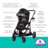 Picture of Baby Trend Morph Single to Double Modular Stroller, Dash Black