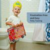 Picture of Potty Training Chart with 35 Stickers, 3 Reminder Stickers and Crown for Toddlers Boys and Girls - Potty Training Rewards for Kids - Fireman