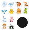 Picture of Geyee 24 Pcs Potty Training Stickers Potty You Pee on Toilet Reveal Stickers Chart Reusable Pee Decals Color Changing Seat Toilet Targets for Boys Girls Kids Training Use(Animal)