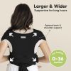 Picture of KeaBabies Baby Wrap Carrier Ring Sling - Easy to Wear, Adjustable D-Lite Baby Carrier Newborn to Toddler, Infant Carrying Shirt, Hands Free Bonding, Breathable Fabric Wearing Wrap (Trendy Black)