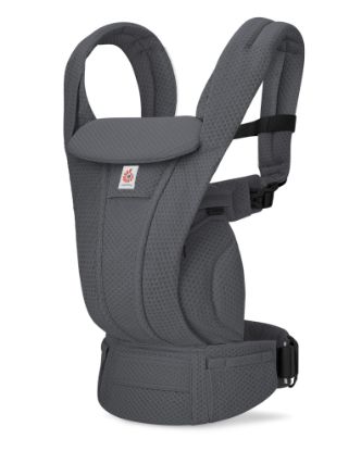 Picture of Ergobaby Omni Deluxe Baby Carrier for Newborn to Toddlers 0-48 Months (7-45 lbs) - 4-Position Breathable Mesh Baby Carrier with Ergonomic Support, Storage Pockets, and Sun Hood - Graphite Grey