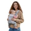 Picture of Shiaon Baby Carrier Newborn to Toddler(7-30lbs), Toddler Carrier with Adjustable Shoulder Strap, Baby Holder Carrier with Breathable Mesh Fabric, Grey