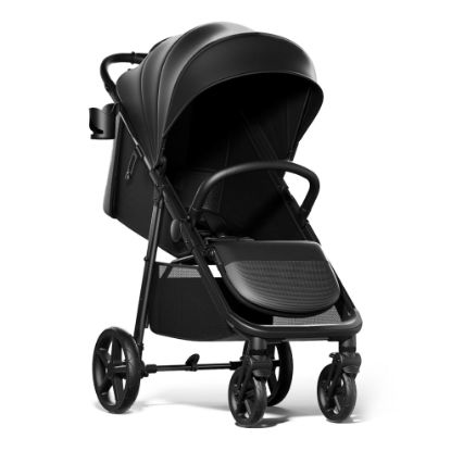 Picture of Mompush Nova Infant Baby Stroller for Newborn to Toddler, Oversized Seat up to 50 lbs, All-Terrain 10" Wheels & Suspension, One-Hand Fold; Lie-Flat Mode; UPF 50+ Canopy