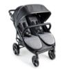Picture of Gaggle by Foundations Roadster Duo Side by Side Double Stroller | Lightweight Compact Double Stroller for Toddlers | Easy to Fold & Maneuver | Amusement Park Approved | Black