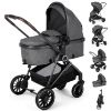 Picture of ANNA QUEEN 2 in 1 Baby Stroller,Folding High Landscape Infant Stroller,Reversible Pram, Convertible Pushchair for Infants and Newborns 0-36 Months