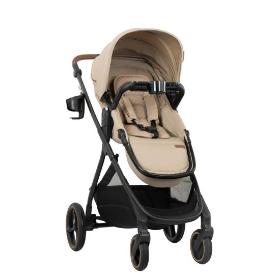 Picture of Evenflo Shyft Intuiti+ Stroller with Green & Gentle Fabric (Travertine)