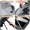 Picture of 2-in-1 Baby Stroller with Bassinet Mode - Folding Infant Newborn Pram with Reversible Seat - for 0-36 Months Toddler Grey