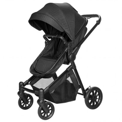 Picture of Nurtrarola 2-in-1 Lightweight Baby Stroller with Reversible Seat & All-Terrain Wheels, One-Hand Fold, Large Storage Basket, 5-Point Harness for Newborn to Toddler, Black