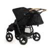 Picture of Bumbleride Indie Twin Double Stroller - Side-by-Side Infant and Toddler Stroller with Compact Standing Fold, Air-Filled Tires & All-Wheel Suspension - Black