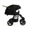 Picture of Bumbleride Indie Twin Double Stroller - Side-by-Side Infant and Toddler Stroller with Compact Standing Fold, Air-Filled Tires & All-Wheel Suspension - Black