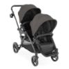 Picture of Contours Options V2 Lightweight Inline Tandem Double Stroller with Reversible Seats, Greige