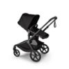 Picture of Bugaboo Kangaroo All-Terrain Full-Size Single-to-Double Tandem Stroller Toddler Seat, for Up to Three Kids, XL Wheels, One-Hand Operation, XL Underseat Storage - Midnight Black