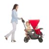 Picture of Joovy Caboose Ultralight Sit and Stand Double Stroller with Rear Bench and Standing Platform, 3-Way Reclining Seats, Optional Rear Seat, and Universal Car Seat Adapter (Red)