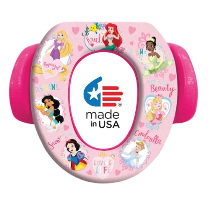 Picture of Disney Princess "Loving Life" Soft Potty Seat and Potty Training Seat - Soft Cushion, Baby Potty Training, Safe, Easy to Clean