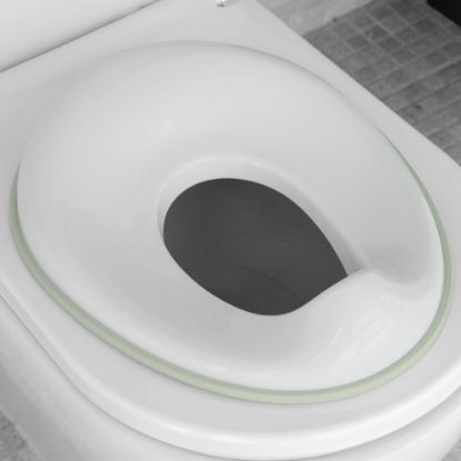 Picture of Jool Baby Potty Training Seat for Boys and Girls, Fits Round & Oval Toilets, Non-Slip with Splash Guard, Includes Free Storage Hook (Sage)