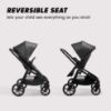 Picture of Baby Jogger City Sights Stroller - Convertible Stroller with Compact Fold Rich Black
