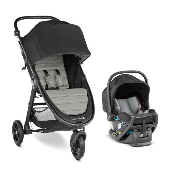 Picture of Baby Jogger City Mini GT2 All-Terrain Travel System | Includes City GO 2 Infant Car Seat, Slate