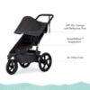 Picture of BOB Gear Alterrain Jogging Stroller, Melange Black