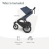 Picture of UPPAbaby Ridge Jogging Stroller/Durable Performance Jogger with Never-Flat Tires/Built for Walking, Running, Hiking/Water Bottle Holder and Basket Cover Included/Reggie (Slate/Carbon Frame)