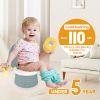 Picture of Travel Potty for Toddler, Portable and Foldable Toilet, Apply to Seat Emergency Toilet for Car, Camping, Outdoor, Indoor (grey, small)
