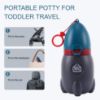 Picture of DIJIAMEIYA Portable Potty for Kids - Leak-Proof Rocket Travel Urinal for Boys & Girls, Lightweight Road Trip Essential for Car, Camping, Potty Training, Easy-Clean Reusable Pot(Deep Blue)