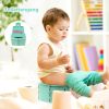 Picture of Travel Potty for Kids, Reusable Portable Folding Potty for Toddler, Foldable Toilet for Outdoor Camping, Toddler Potty Seat (Green)