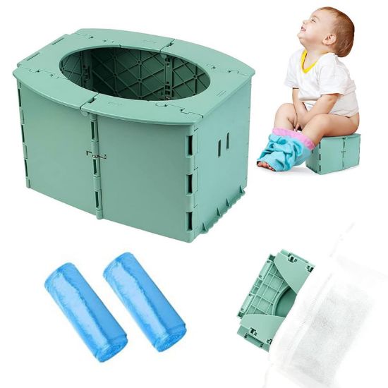 Picture of SunnySmile Travel Potty for CarTravel Potty for KidsPortable Potty for ToddlerApply to Camping, Tourism, Outdoor, Indoor
