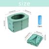 Picture of SunnySmile Travel Potty for CarTravel Potty for KidsPortable Potty for ToddlerApply to Camping, Tourism, Outdoor, Indoor