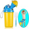 Picture of [500ML] Portable Baby Child Kids Travel Potty with Clean Brush,Hygienic Leak Proof Urinal Emergency Toilet for Camping,Car Travel,Outside,Park.Kid Toddler Pee Training Cup,Pee Bottle for Kids,Boy