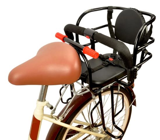 Picture of UOIWYAW Child Bike Seat,Rear Mount Baby Bike Seat,Kids Back Bike Seat Safety Carrier for Adult Bike Attachment,Mountain Bike,Electric Bikes,Bicycles (Black)