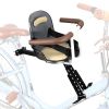 Picture of WEEROCK Kids Bike Seat, Front Mounted Baby Bike Seats with Backrest, Safety Belt, Semi-wrap Handlebar, 1-3 Years Toddler Seat for Adult Bicycles, MTB, Folding Bike