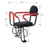 Picture of HYYTEIBL Kids Bicycle Seat, Rear Frame Child Carrier Bike Chair, Back Mount with Handrail and Safety Belt for Children, Toddlers