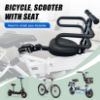 Picture of PSLER Tandem Bike Seat, Thicken Bike Seat for Adult Bike & Electric Scooter with Seat, Adjustable 35mm-65mm Inner Diameter for Electric Bike