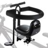 Picture of MindWissUp Front Kids Bike SeatAdjustable Child Bicycle Seat with Armrests Foot Pedal Guardrail Detachable Toddler Bike Seat for 45 lbs Compatible with All Adult MTB