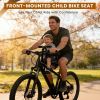 Picture of Kids Bike Seat Front Mounted, Child Bike Seat with Foot Pedals and Guardrail, Suitable for Children 2~4 Years, Compatible with All Adult MTB, Weight 60 lbs