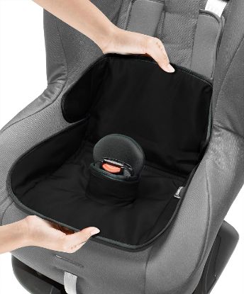 Picture of Lynmark Potty Training Car Seat Protector Cover - Waterproof Soft Piddle Pads for Toddlers and Baby Carseat - Travel-Friendly Universal Washable Liner Mat for Spills, Nappy Leaks, Accidents - Black