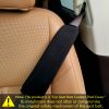 Picture of Medsuo 2 Pack Universal Soft and Comfortable Car Seat Belt Pads Harness Pads Pram Strap Covers Backpack Shoulder Pad Automotive Seat Belt Cushion Pad Cover for Kids and Adults - Black