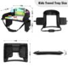 Picture of WENRENER Kids Travel Tray for Car Seat, Toddler Road Trip Essentials With Drawing Kit, Travel Activities Must Haves (Black)