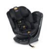 Picture of Chicco Fit360 ClearTex Rotating Convertible Car Seat with 360 Degree Rotation for Rear-Facing and Forward-Facing, LeverLock Self-Tensioning Lock System, Obsidian/Black
