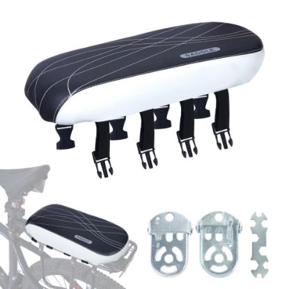 Picture of Bicycle Manned Cushion Bike Rear Seat Child Bike Seat Bicycle Back Shelf Back Cushion Bicycle Rear Saddle Mountain Carrier Children