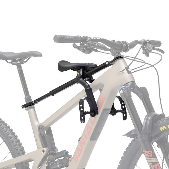 Picture of Kids Ride Shotgun - Pro Child Bike Seat - Front Mounted, for Children Aged 18mo~5 Years, Fits Most Modern Mountain Bikes & E-Bikes, Zero-Frame Contact, Easy Install, Fully Adjustable