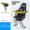 Picture of OUSEXI 2026 Upgrade Rear Back Seat for Kids Back Mount, Rear Mounted Child Bike Seat with Backrest Armrest Foot Pedals - Width Adjustable Bicycle Rear Seat for Kids, Fits All Bicycle Rear Frames