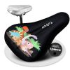 Picture of DINTSTYLE Kids Bike Seat Cushion, Kids Bike Seat Cover, with Cartoon Design, Non-Slip, Shock-Absorbing, Easy Install. Universal Fit for Boys/Girls Bicycles, Black