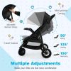 Picture of BABY JOY Jogging Stroller, Jogger Travel System with 5-Point Safety Harness, Adjustable Canopy/Backrest/Footrest, Storage Basket & Pocket, Lightweight Baby Stroller for Newborn Toddlers (Black)