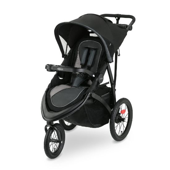 Picture of Graco FastAction Jogger LX Stroller, Convenient One-Hand Fold, Infant Car Seat Compatible, Redmond