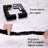 Picture of Baby Proofing Edge and Corner Guards, (16.4ft Edge + 4 Corners) Safety Furniture Bumper, Baby Corner Protector for Fireplace, Table, Stair, Cabinet, 3M Adhesive, Black