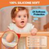 Picture of Loiion Edge Protector, Silicone, Soft Corner Protectors for Kids, Pre-Tape Adhesive, Furniture-corner Safety Bumpers (3.3ft, Clear)